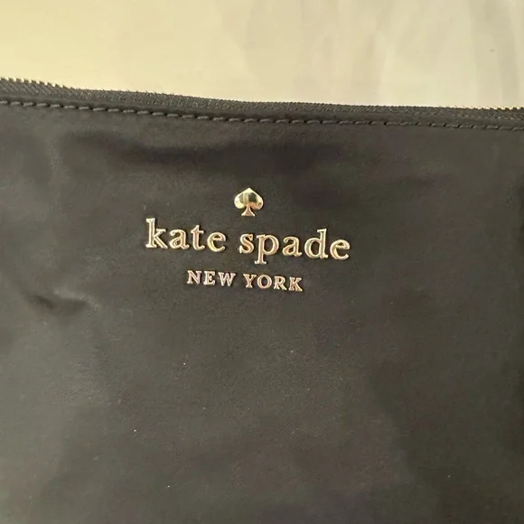 Kate Spade Watson Lane Small/Med Maya Nylon Tote  - Black/gold - Picture 2 of 9